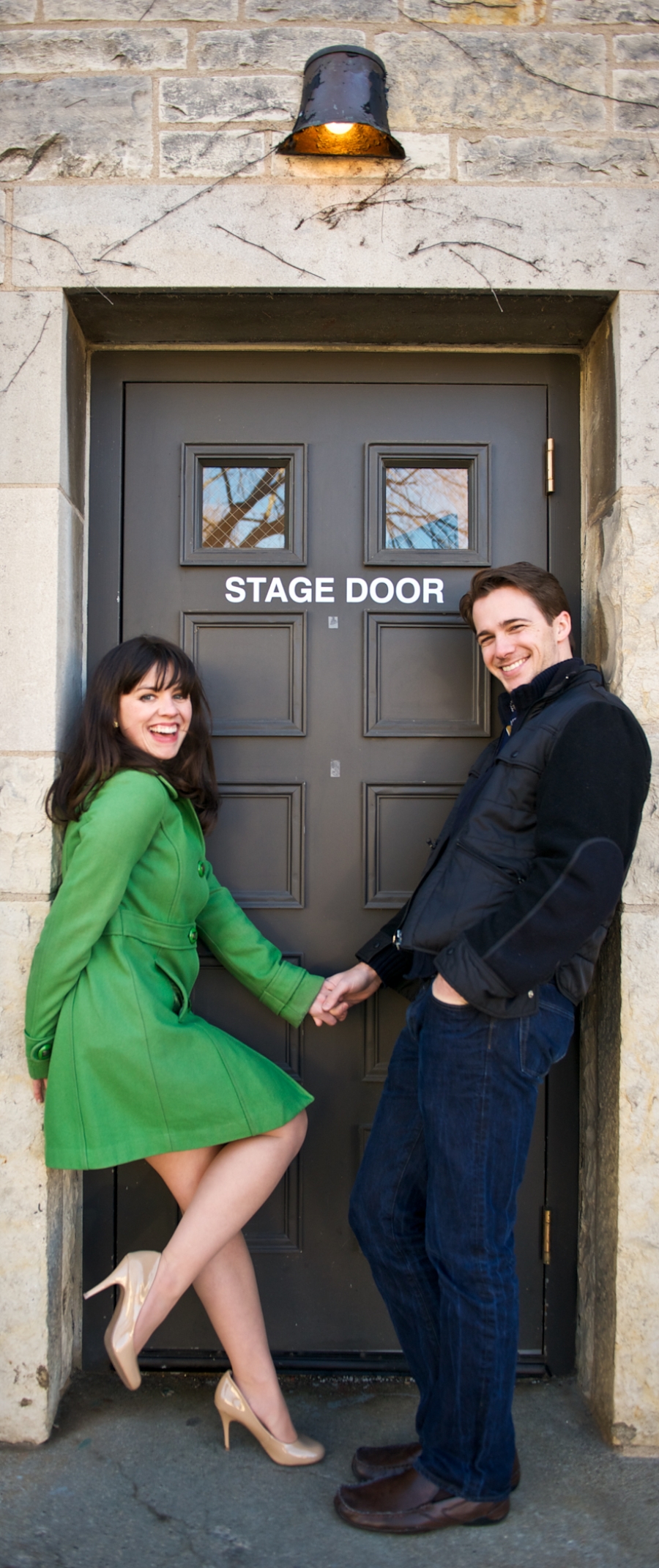 Megan & Michael Stage Door